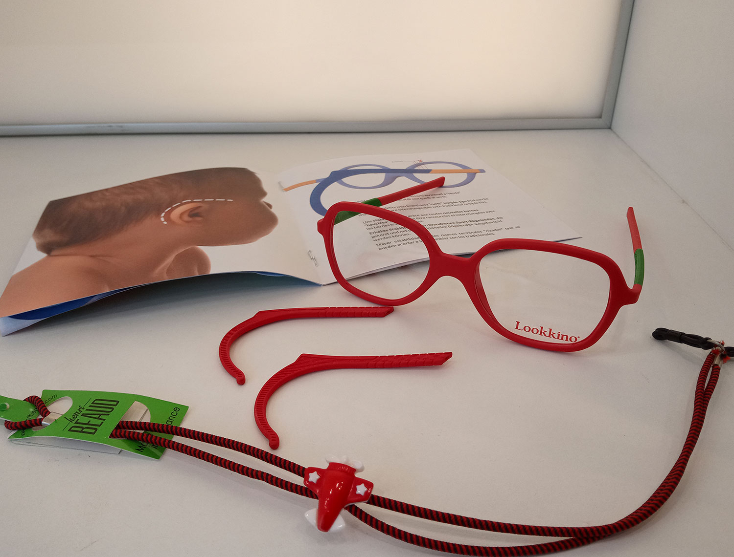 Onddi Optika | Montura de gafa graduada  Lookkino para nios y bebs, flexible y adaptable 03903 44 w4